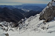 76 Dal Rif. Azzoni vista sul canalone discendente verso la verso la Valle d'Erve (versante lecchese)